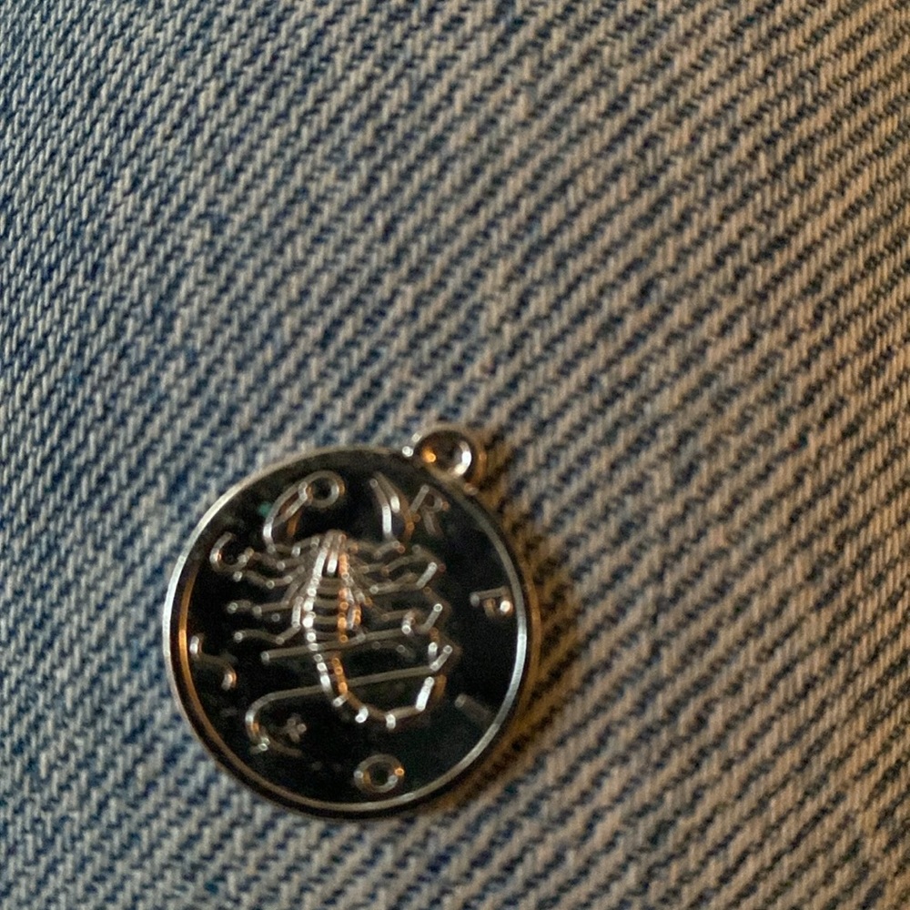 Sterling Zodiac Coin Charm - Picture 5 of 6